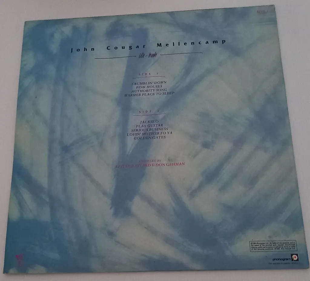 John Cougar Mellencamp, Uh-Huh Image 1++